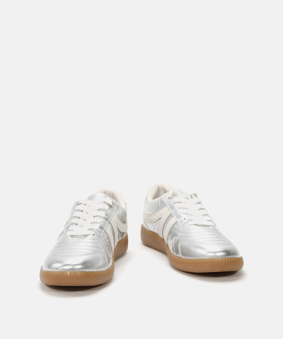 Zapatillas casual retro metalizadas image number null